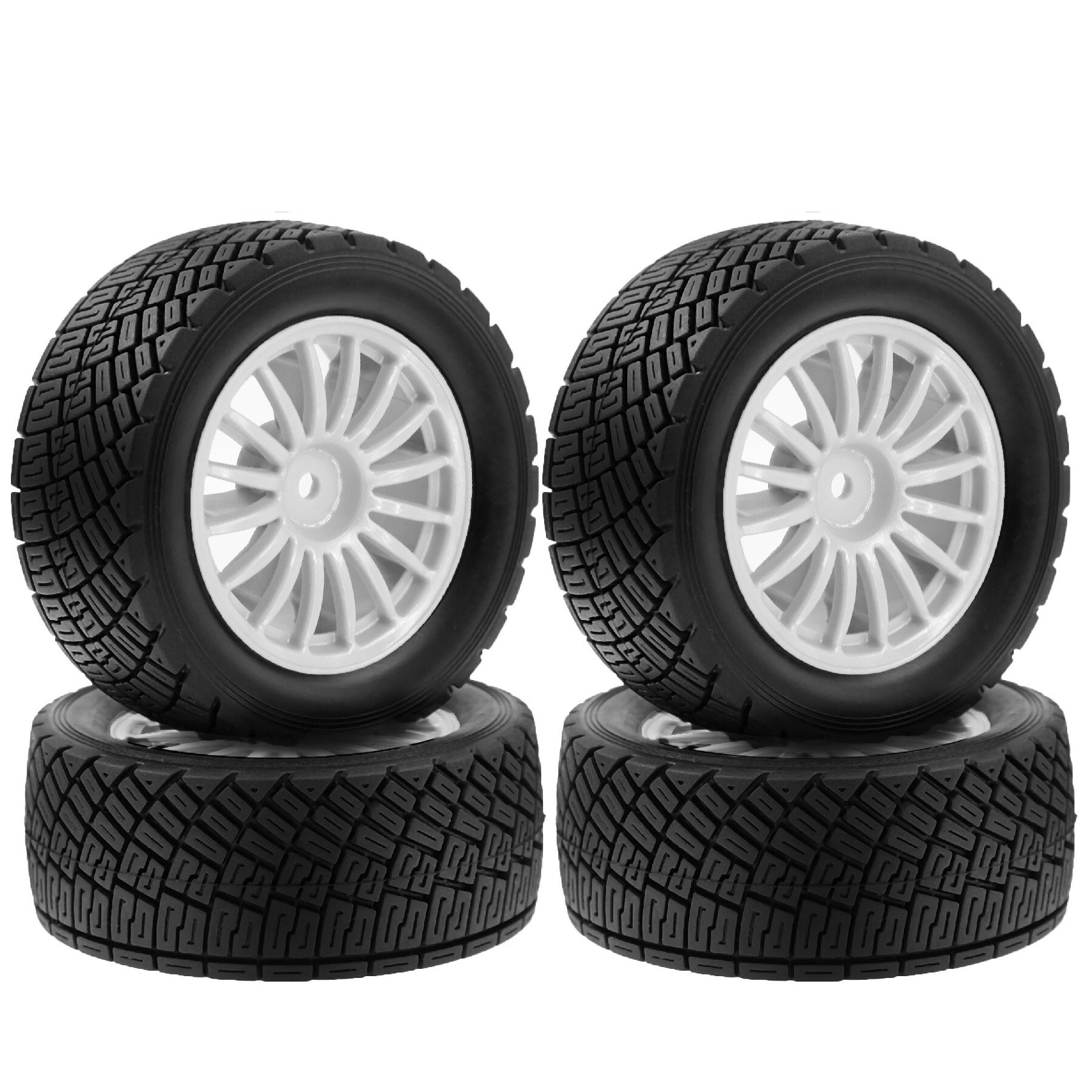 Yunshen Rc Hobby - 78mm 1/10 RC Rally Rubber Tires