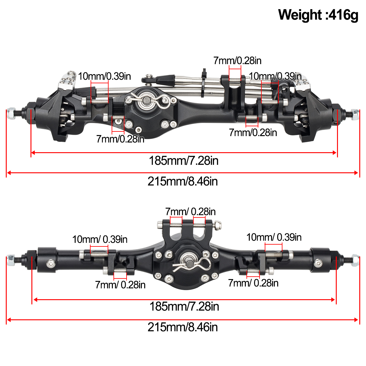 CNC Aluminum Front Rear F10T S – Rc Hobby Crawler Bewertung und Preis