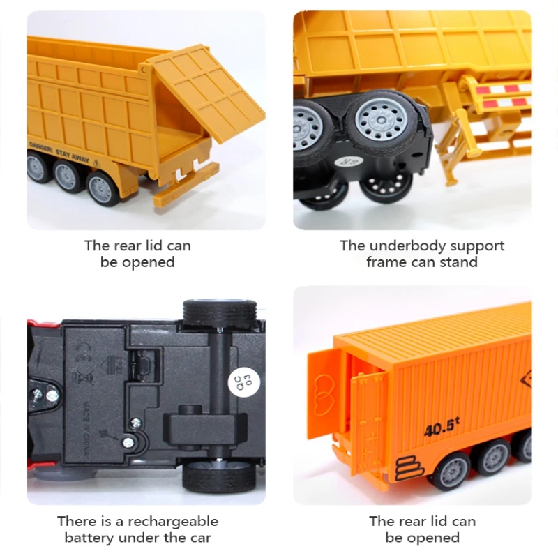 1/48 RC Container Truck Toy Ki – Yunshen Rc Hobby Bewertung und Preis