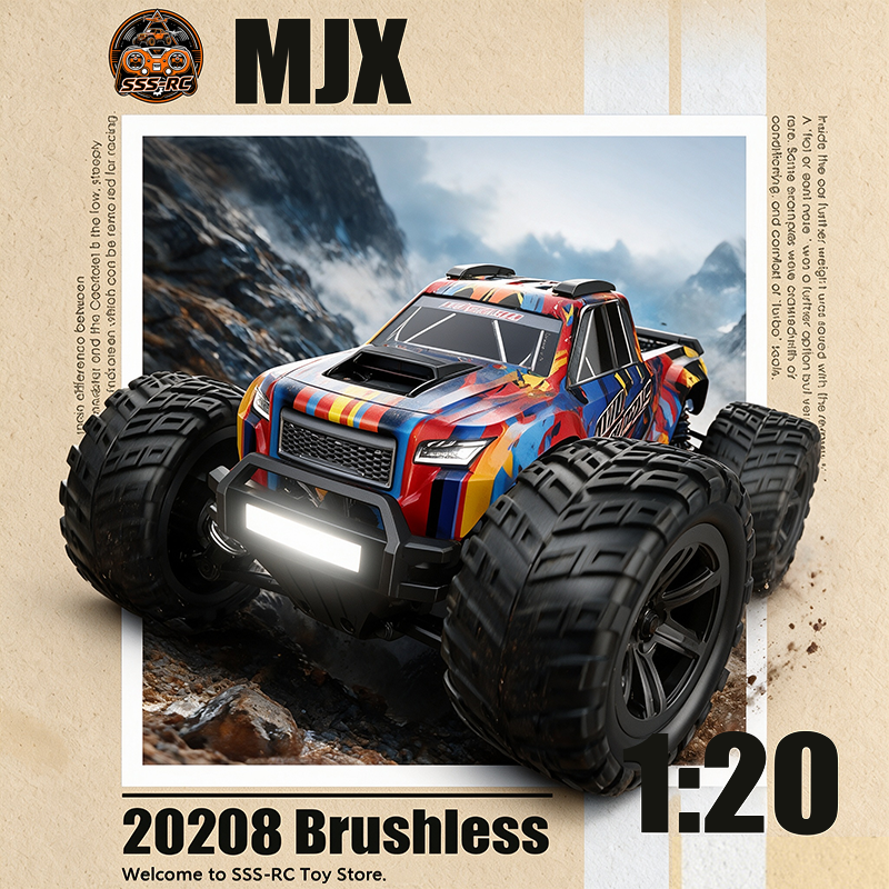 Mjx 20208 1:20 Brushless High  – Rc Hobby Monster Truck Bewertung und Preis