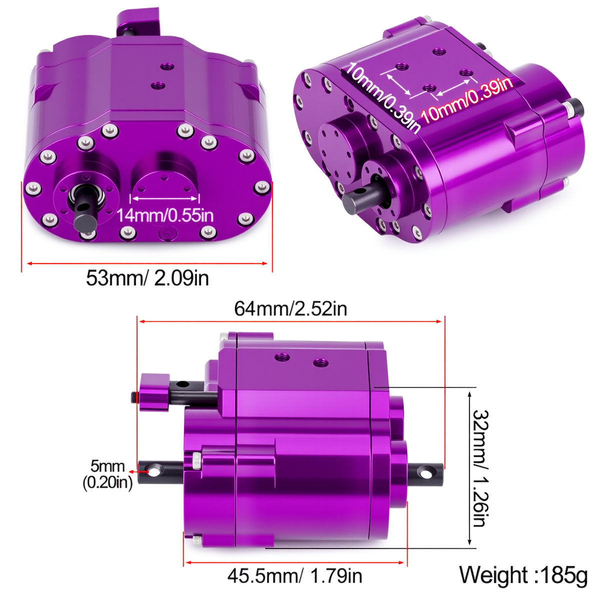 Metal 2-Speed 48P Transfer Cas – Rc Hobby Crawler Bewertung und Preis