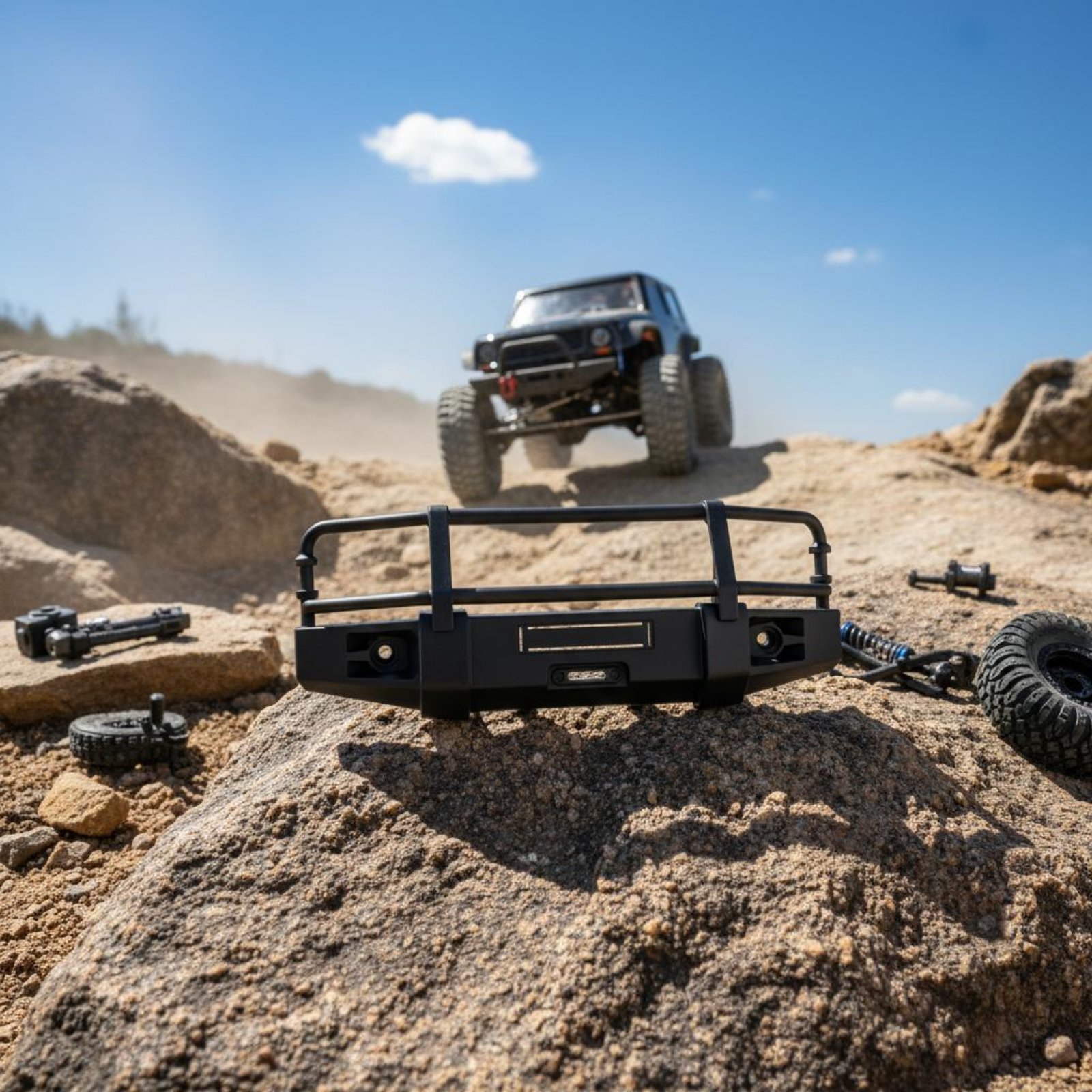 RC Crawler Front Bumper Shock  – Rc Hobby Crawler Bewertung und Preis
