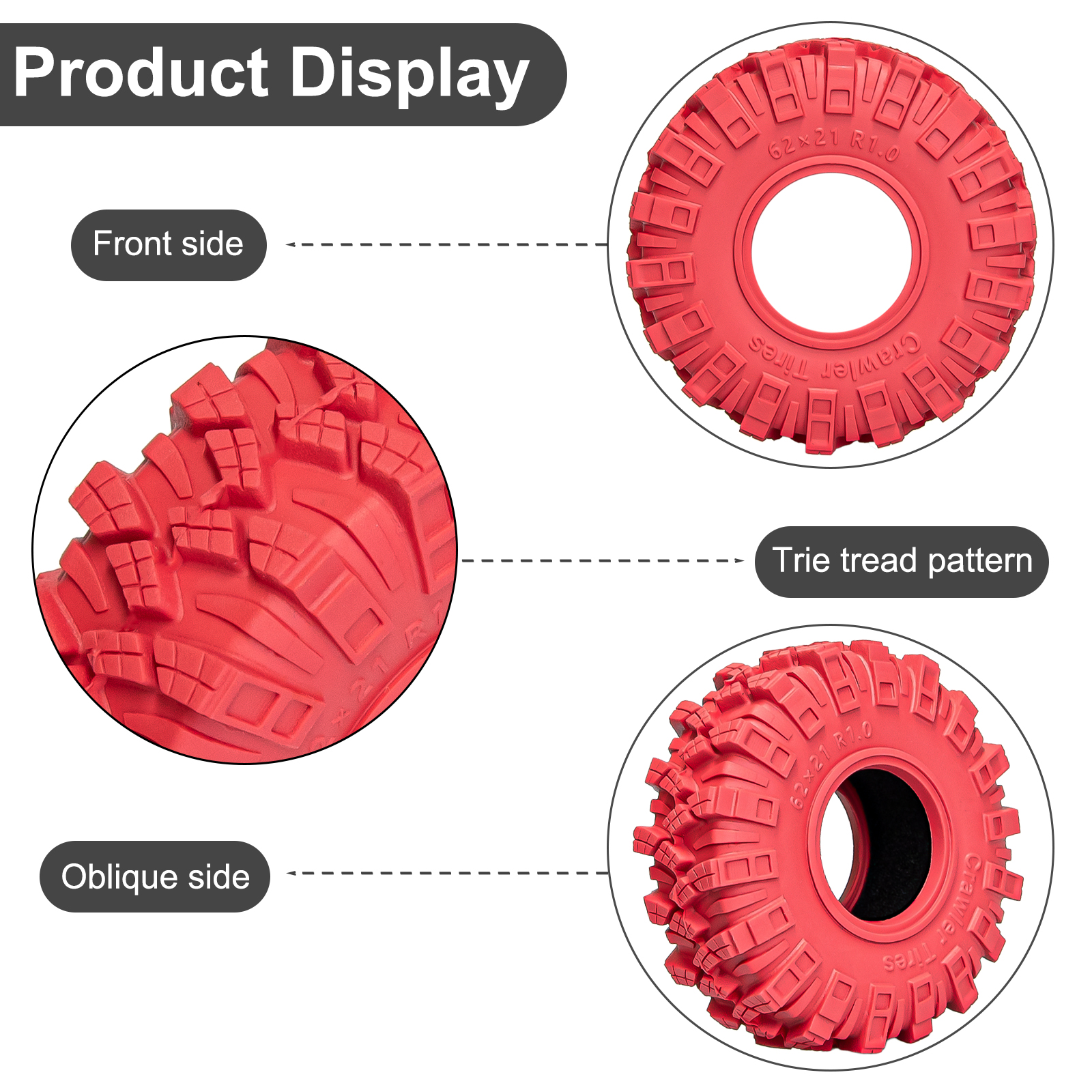 HFLRC 4PCS 1.0 Crawler Tires S – Rc Hobby Crawler Bewertung und Preis